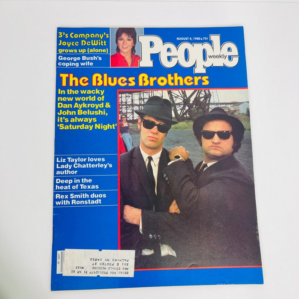 People Weekly Magazine August 4 1980 The Blues Brothers Aykroyd Belushi Vintage